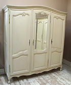 3 door provencal armoire